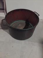 Grote zware koperen pan 50cm Brocante oude confiturepan, Ophalen of Verzenden, Zo goed als nieuw, Overige materialen