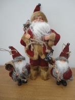 3 mooie kerstmannen (poppen) 1 groot ,2 kleinere, Diversen, Kerst, Ophalen of Verzenden, Gebruikt