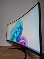 LG 34WR50QC-B 34 inch Ultrawide Curved Monitor – 100Hz QHD, Computers en Software, Monitoren, 3 tot 5 ms, Ultrawide, Zo goed als nieuw