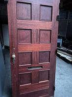 Mooie robuuste hardhouten voordeur, Doe-het-zelf en Verbouw, Deuren en Horren, Ophalen, Gebruikt, 80 tot 100 cm, Buitendeur