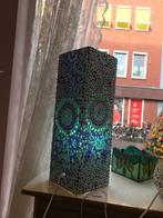 lamp mozaiek ingelegd blauw, Nieuw, Glas, 50 tot 75 cm, Ophalen