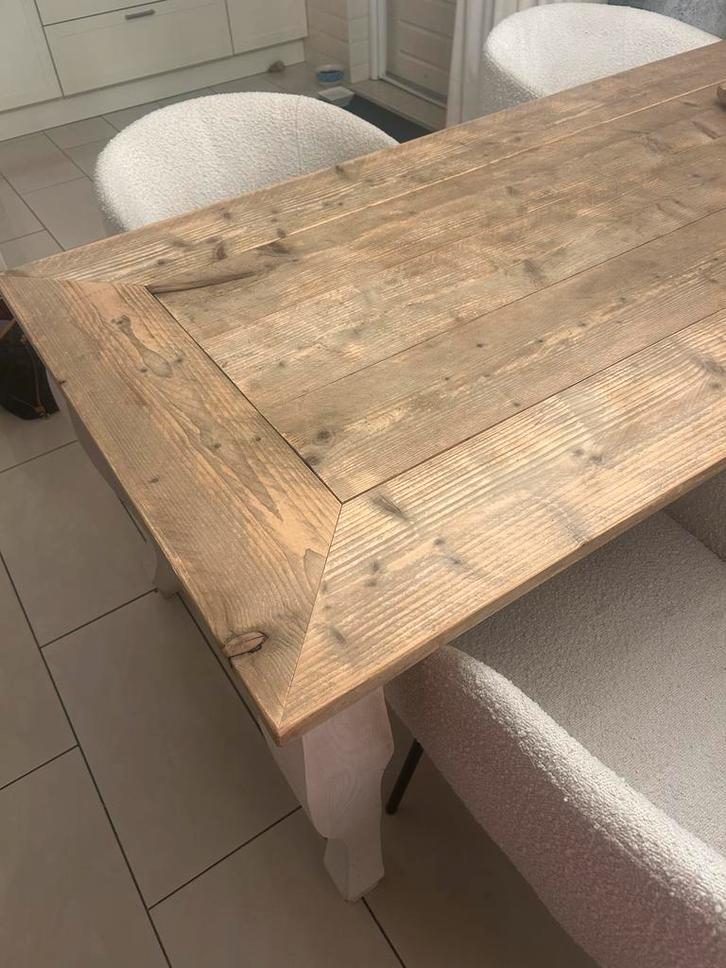 Eettafel Landelijke Stijl steigerhout, Huis en Inrichting, Tafels | Eettafels, Zo goed als nieuw, 50 tot 100 cm, 150 tot 200 cm