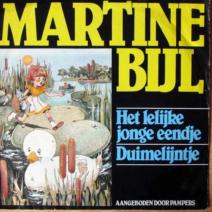 1976   Martine Bijl         Pampers Het Lelijke Jonge Eendje, Cd's en Dvd's, Vinyl Singles, Zo goed als nieuw, Single, Kinderen en Jeugd