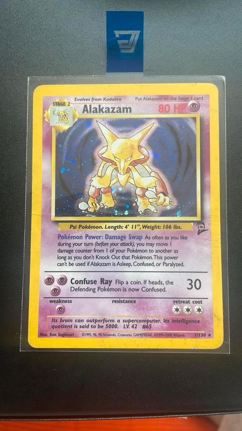 Alakazam 1/130, Hobby en Vrije tijd, Verzamelkaartspellen | Pokémon, Zo goed als nieuw, Losse kaart, Ophalen of Verzenden