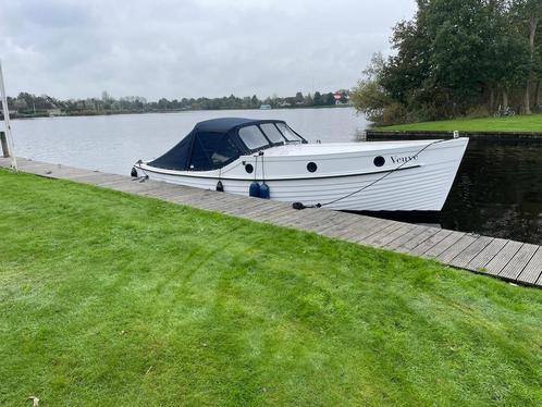 Prachtige Kajuitsloep met ligplaats in Zaandam, Watersport en Boten, Motorboten en Motorjachten, Zo goed als nieuw, Polyester