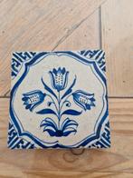 Antieke tulpen tegel, Ophalen of Verzenden