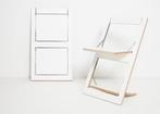 Fläpps Folding Chair - wit Unieke klapstoel, Nieuw, Wit, Eén, Hout