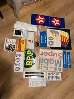 Stickers oude benzinepomp merken Texaco BP Aral enz., Ophalen of Verzenden, Zo goed als nieuw