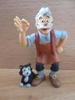 Disney Pinokkio Gepetto poppetje 7.5cm Bullyland-Coop, Ophalen of Verzenden, Zo goed als nieuw, Beeldje of Figuurtje