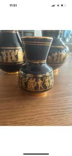 Vintage Griekse Neofitou Vaasjes - 24K Goud, Antiek en Kunst, Antiek | Vazen, Ophalen of Verzenden