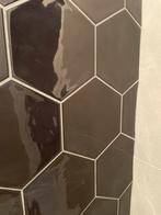 Zwarte Hexagon Wandtegels - 1,62 m² Nieuw in Doos, Doe-het-zelf en Verbouw, Tegels, Ophalen, Nieuw, Minder dan 20 cm, Minder dan 5 m²