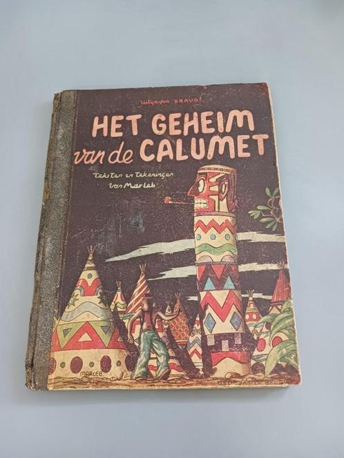 Het geheim van de calumet, HC 1ste druk, redelijke staat, Boeken, Stripboeken, Gelezen, Eén stripboek, Verzenden