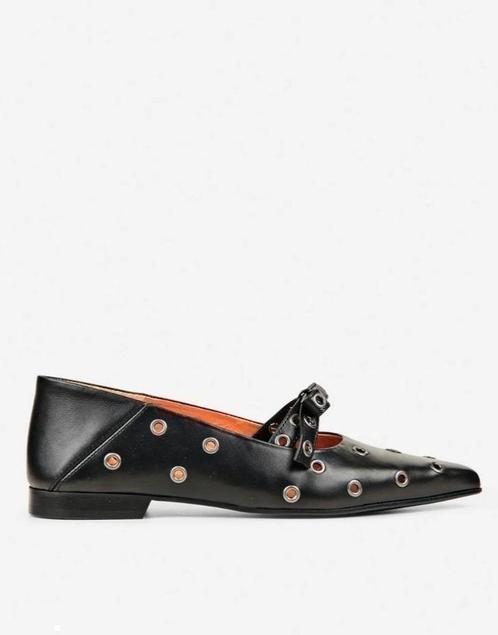 Munthe Sebio 39 zgan, Kleding | Dames, Schoenen, Zo goed als nieuw, Ballerina's, Zwart, Ophalen of Verzenden