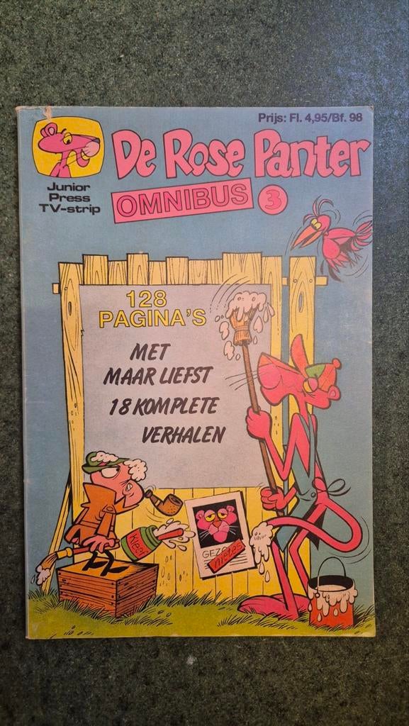De Rose Panter Omnibus 3 en 6 - Junior Press TV-strip, Eén stripboek, Ophalen of Verzenden, Gelezen, Junior Press