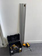 Dewalt dcs576p2 flexvolt zaagmachine + accu set + geleider, Ophalen of Verzenden, 1200 watt of meer