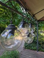 5 waterdichte hanglampen voor buiten model bol, Ophalen, Kunststof, Gebruikt, Netvoeding