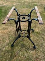 Stalen onderstel tuintafel TEAB, Tuin en Terras, Tuintafels, Ophalen, Gebruikt, Rechthoekig, Metaal