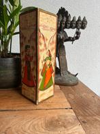 Indiase kandelaar India kandelaar vintage handbeschilderd, Verburgt Vintage, Gebruikt, Overige kleuren, 25 tot 50 cm