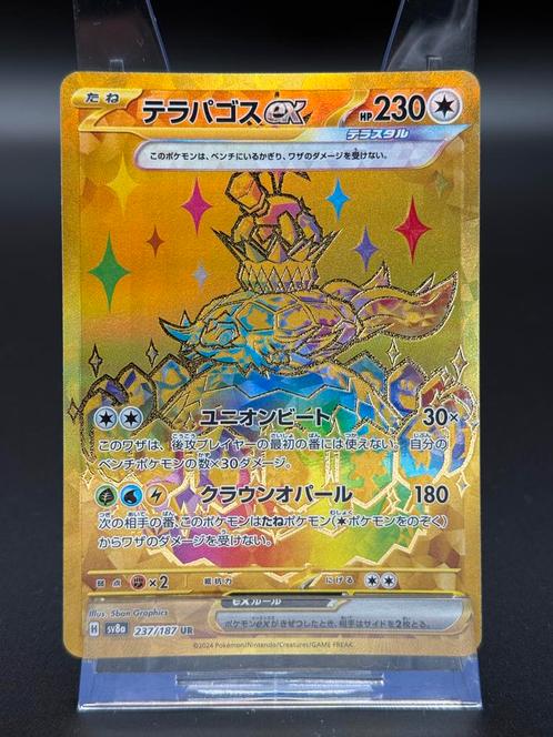 Terapagos EX - Pokémon Terastal Festival EX JP - #237 sv8a, Hobby en Vrije tijd, Verzamelkaartspellen | Pokémon, Zo goed als nieuw