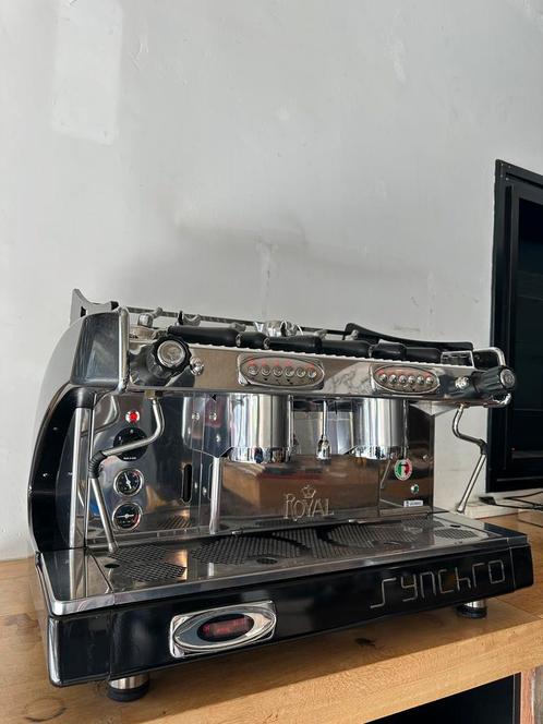 Synchro Royal espresso machine + Macap bonen maler, Witgoed en Apparatuur, Koffiezetapparaten, Ophalen