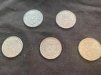 5 zilveren guldens, Postzegels en Munten, Munten | Nederland, Ophalen, 1 gulden, Koningin Juliana, Zilver