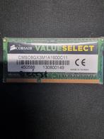 8GB DDR3 PC-12800-1600Mhz 2RX8 Corsair Valueselect., 1600mhz, 8 GB, DDR3, Ophalen of Verzenden
