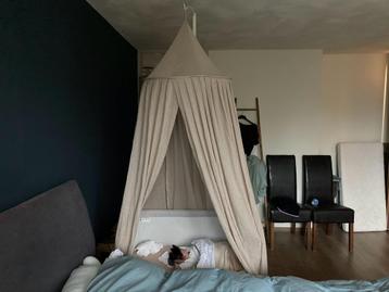 Klamboe (ercru) met standaard (wit) beschikbaar voor biedingen