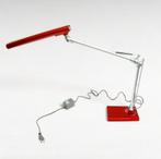 Duits design verstelbare TL bureaulamp, gelakt metaal, Modern design, Gebruikt, 50 tot 75 cm, Ophalen of Verzenden