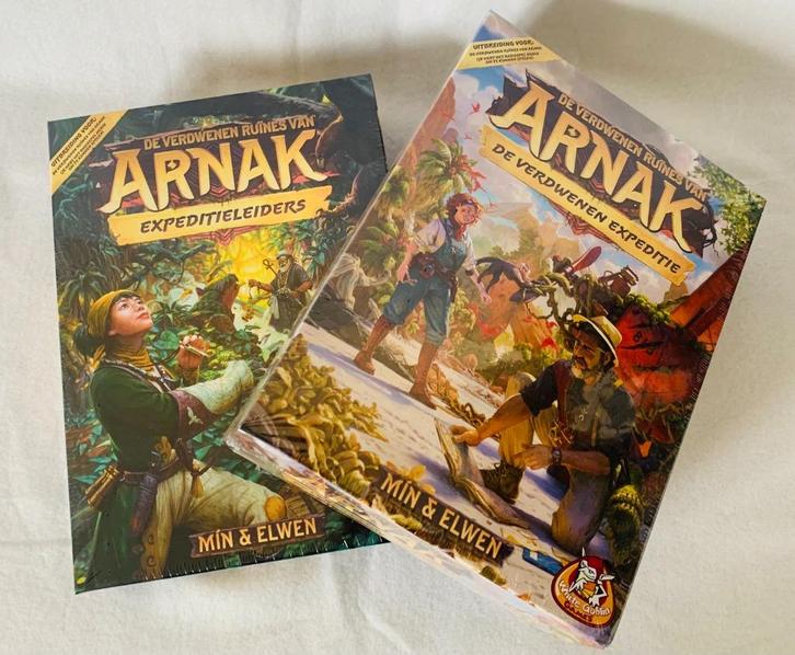 Arnak : Expeditieleiders + de verdewenen Expeditie - Nieuw, Hobby en Vrije tijd, Gezelschapsspellen | Bordspellen, Nieuw, Een of twee spelers