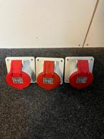 Krachtstroom stekker/ wandmontage deel 32A , 4 polig, Ophalen of Verzenden