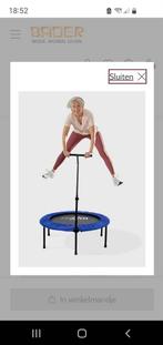 Trampoline, Ophalen, Zo goed als nieuw