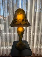 Prachtige Gallé Schemerlamp - Groen & Rood, Antiek en Kunst, Ophalen of Verzenden