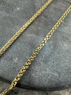 14k gouden vossenstaart ketting | 60 cm, Ophalen of Verzenden, Nieuw, Goud