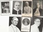 Serie Prentjes van 7 verschillende Pausen, Verzamelen, Religie, Verzenden, Gebruikt, Kaart of Prent, Christendom | Katholiek