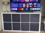 IKEA KALLAX kast – wit, met 8 zwarte DRÖNA bakken, Ophalen, Niels01@live.nl, Gebruikt, 100 tot 150 cm