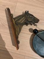 Vintage gietijzeren paardenhoofd, Antiek en Kunst, Curiosa en Brocante, Ophalen of Verzenden