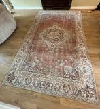 Vintage Zehra Oranje Vloerkleed 190 x 290 cm, Huis en Inrichting, Stoffering | Tapijten en Kleden, Ophalen, Perzisch, 150 tot 200 cm