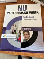 Profielboek NU pedagogisch werk, Ophalen of Verzenden, Zo goed als nieuw, Economie en Marketing