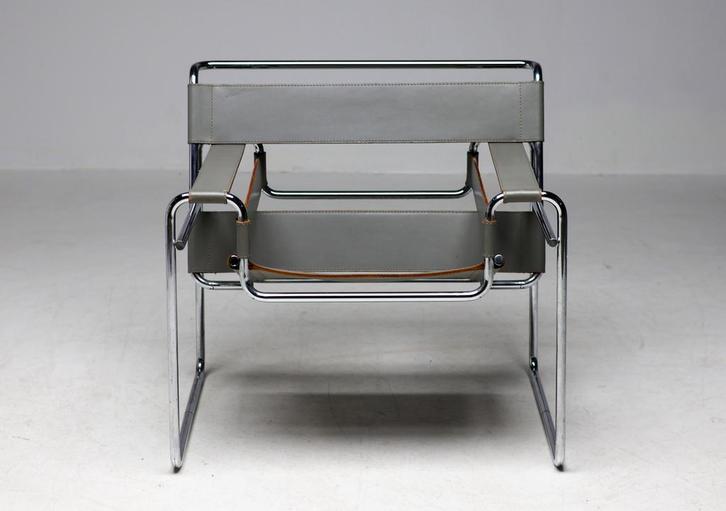 Marcel Breuer Wassily chair by Gavina, Huis en Inrichting, Fauteuils, Zo goed als nieuw, Leer, 50 tot 75 cm, 75 tot 100 cm, Ophalen