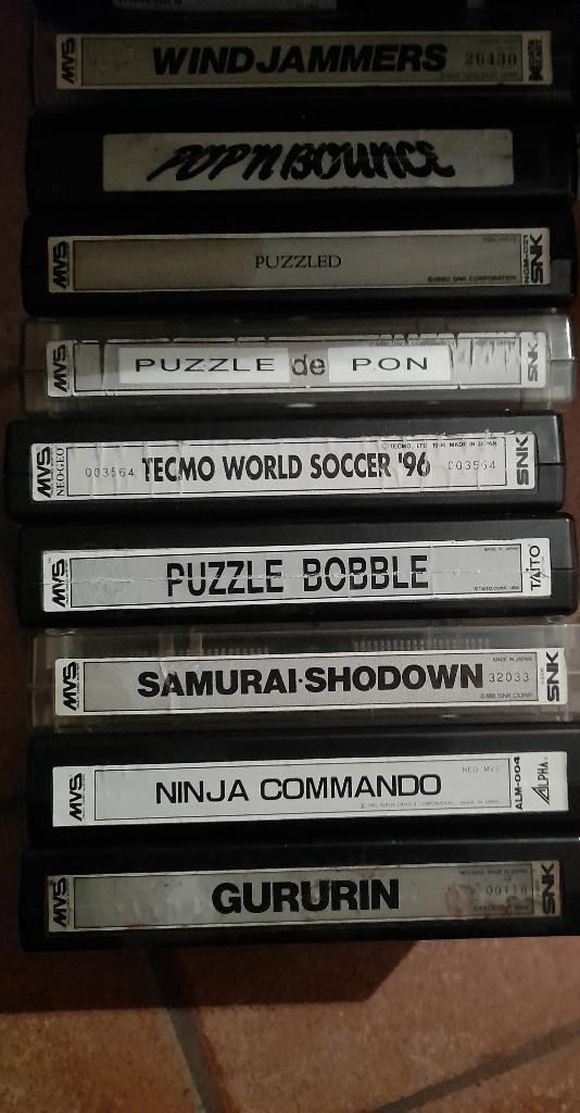 Snk neo geo Mvs lot games, Spelcomputers en Games, Games | Overige, Gebruikt, Avontuur en Actie, 1 speler, Vanaf 3 jaar, Ophalen of Verzenden