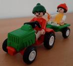 Playmobil Kinderen met tractor en aanhanger, Gebruikt, Ophalen