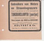 S209 adv tungsgramlampen peertjes soerabaia 1931 Ned Indie, Ophalen of Verzenden, Gebruikt