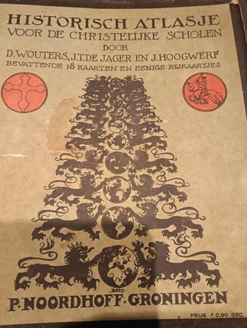 1926 historisch atlasje voor de christelijke scholen Wouters beschikbaar voor biedingen