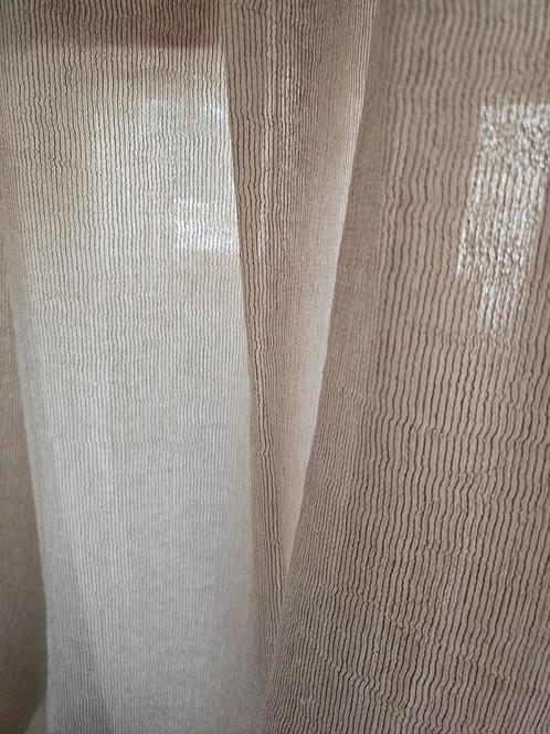 Luxe inbetween gordijnen M80, Huis en Inrichting, Stoffering | Gordijnen en Lamellen, Nieuw, 200 cm of meer, 200 cm of meer, Beige