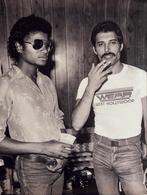 Poster - Michael Jackson & Freddie Mercury (60 x 80 cm), Verzamelen, Foto's en Prenten, Ophalen, Gebruikt, 1980 tot heden, Foto