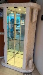 Griekse vitrinekast, Ophalen of Verzenden, Gebruikt, 25 tot 50 cm, 100 tot 150 cm