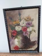 Schilderij met bloemen, Ophalen of Verzenden