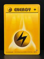Lightning Energy #130, 1ste Edition Gym Heroes, NM, EN, Ophalen of Verzenden, Zo goed als nieuw, Losse kaart