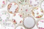 Vintage brocante high tea servies huren bij feestlab!, Ophalen, Gebruikt, Overige