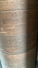 Vinyl antiek donker eiken planken op 2 mtr, Ophalen, Bruin, Nieuw, Vinyl